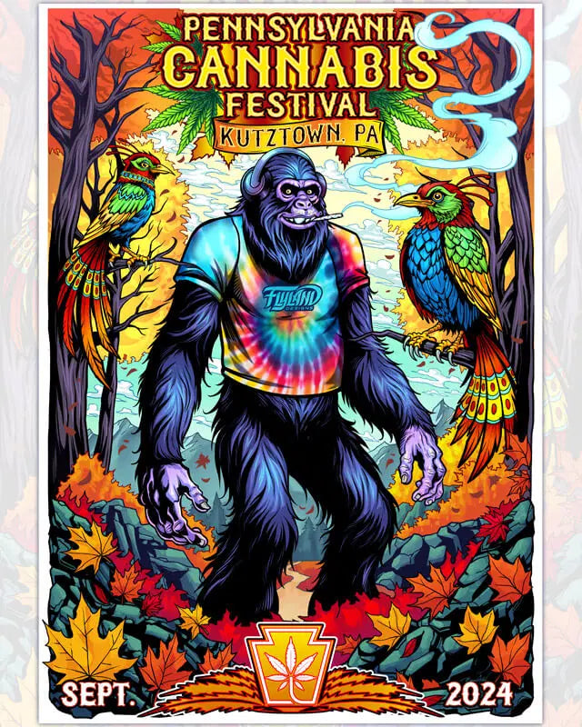 2024 PA CannFest Fall Event Poster